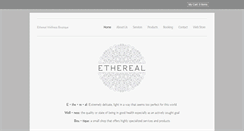 Desktop Screenshot of etherealwellnessboutique.com